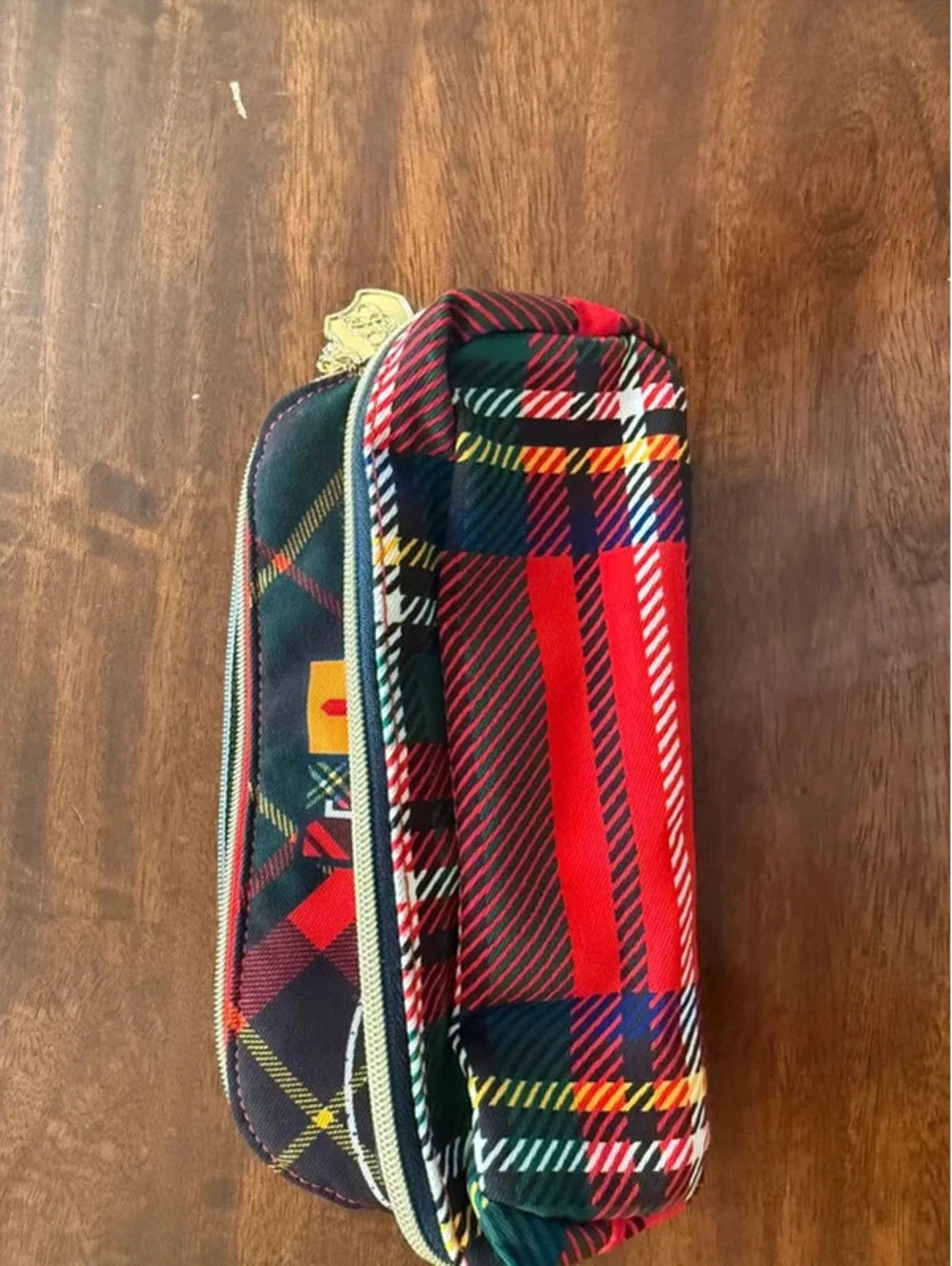 Estée Lauder  double zipper makeup purse
